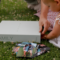 FAMILY Photo Album & Keepsake Box