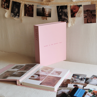 BABY photo album and strawberry pink linen keepsake box by MEMS Keepsake, view 6