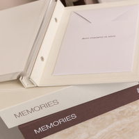 MINI Cream Memories ~ Photo Album & Keepsake Box