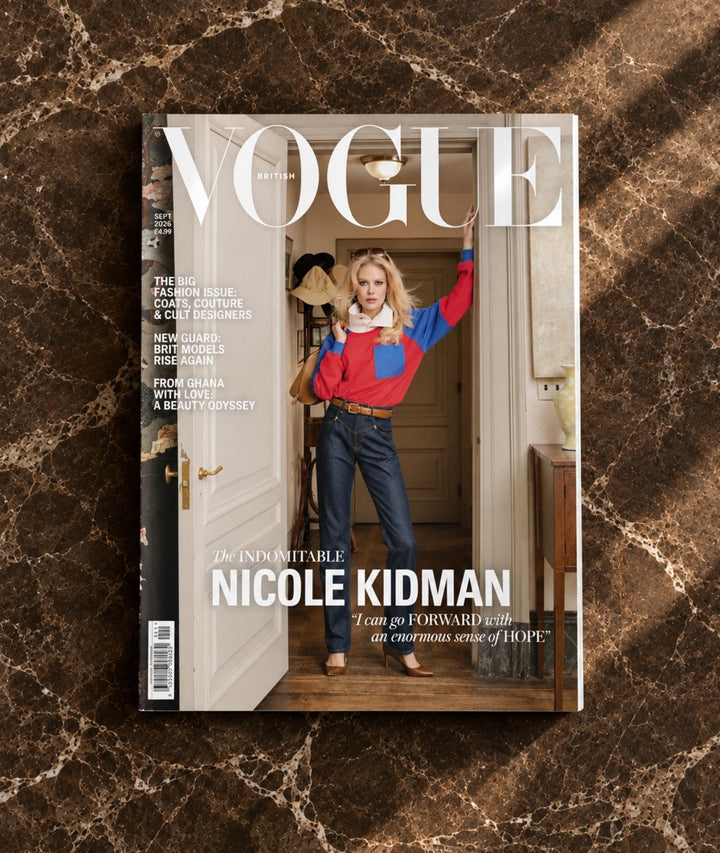 British Vogue September 2026 issue featuring MEMS Keepsake photo albums