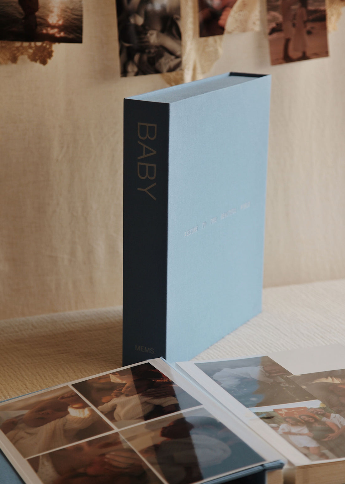 BABY Blue Photo Album