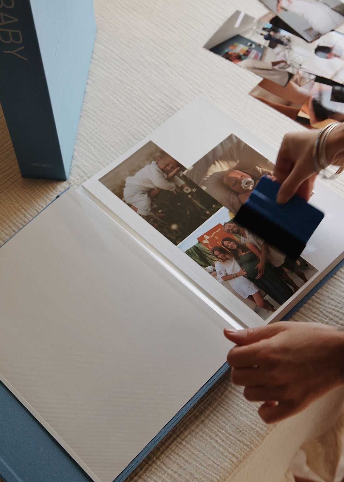 BABY Blue Photo Album