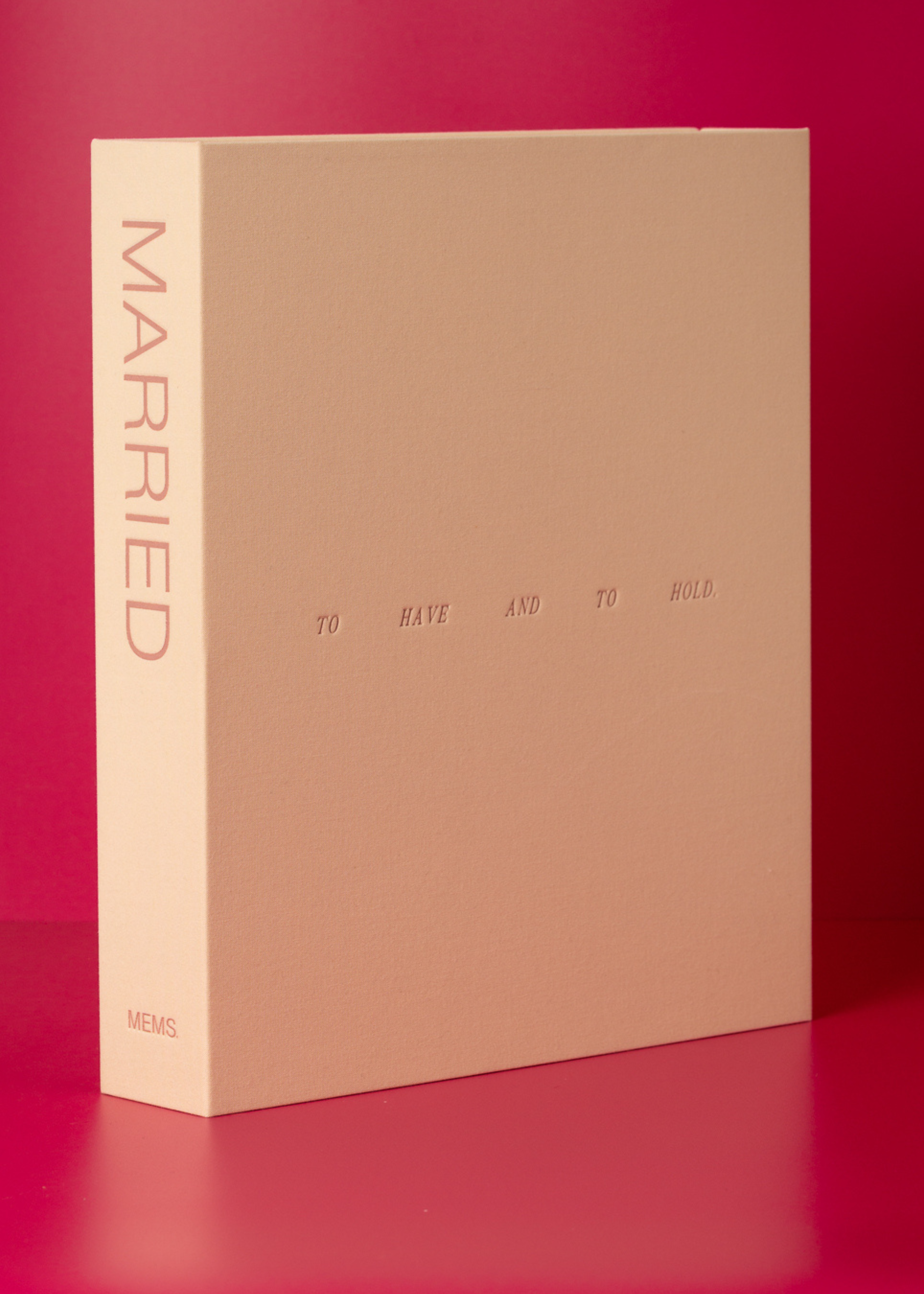 MARRIED Photo Album & Keepsake Box