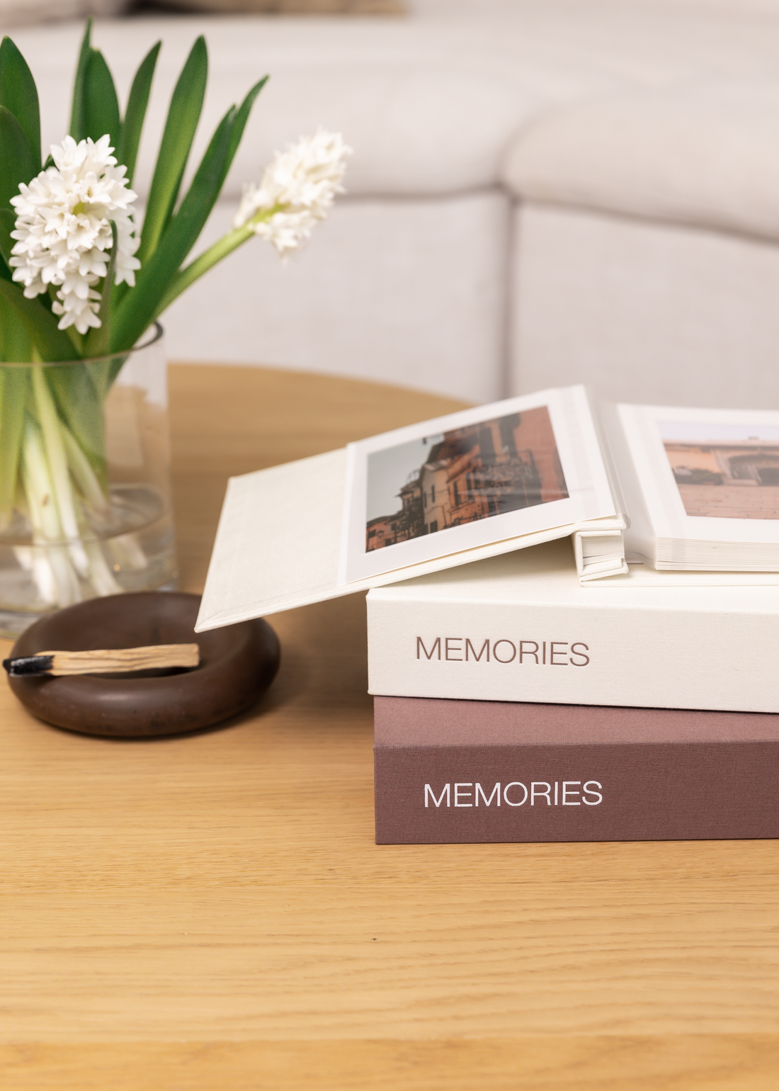 MINI Cream Memories ~    Photo Album & Keepsake Box