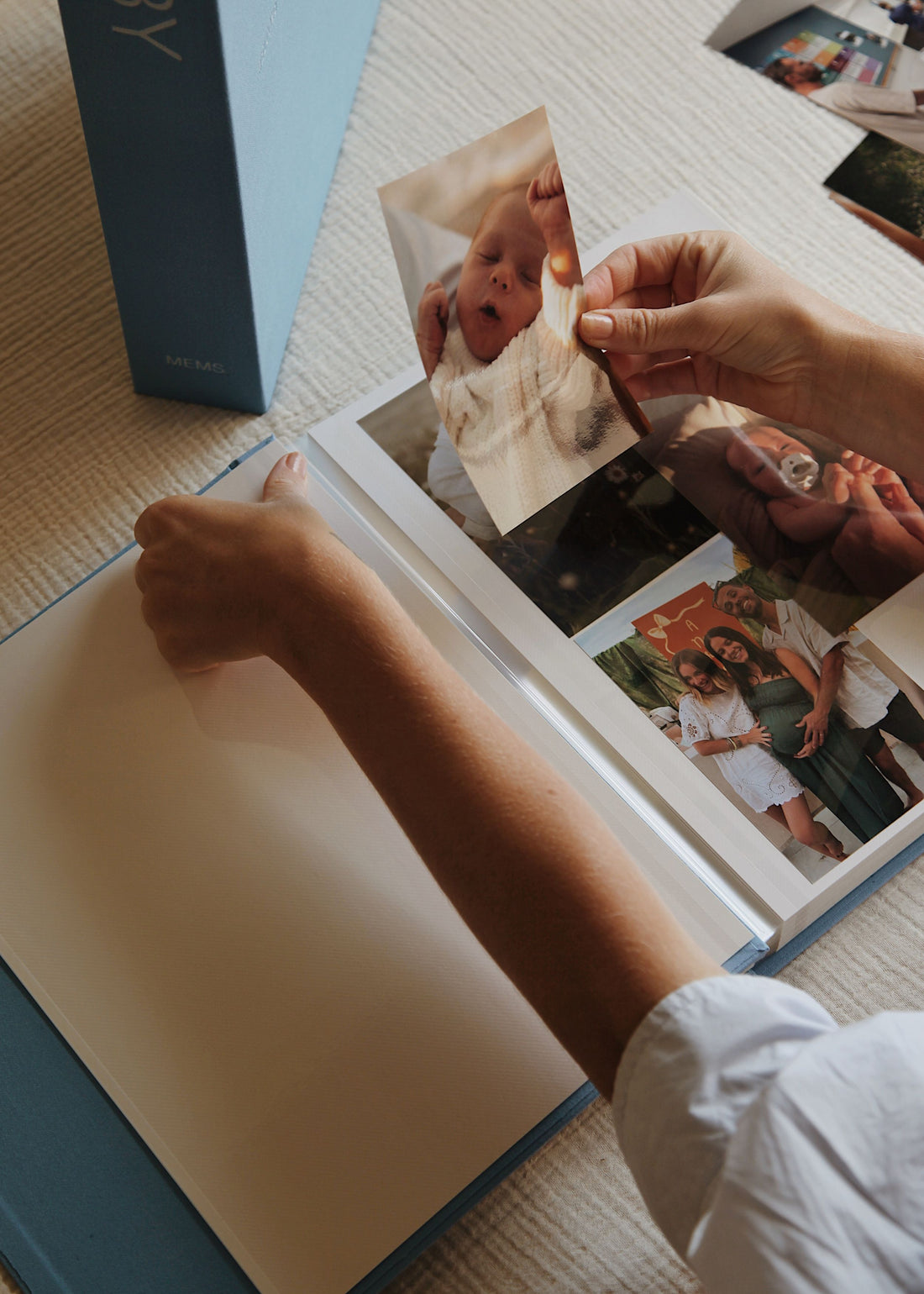 BABY Blue Photo Album