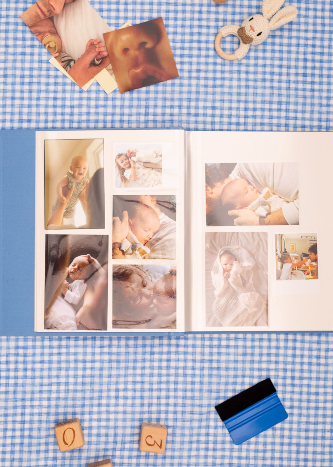 BABY Blue Photo Album