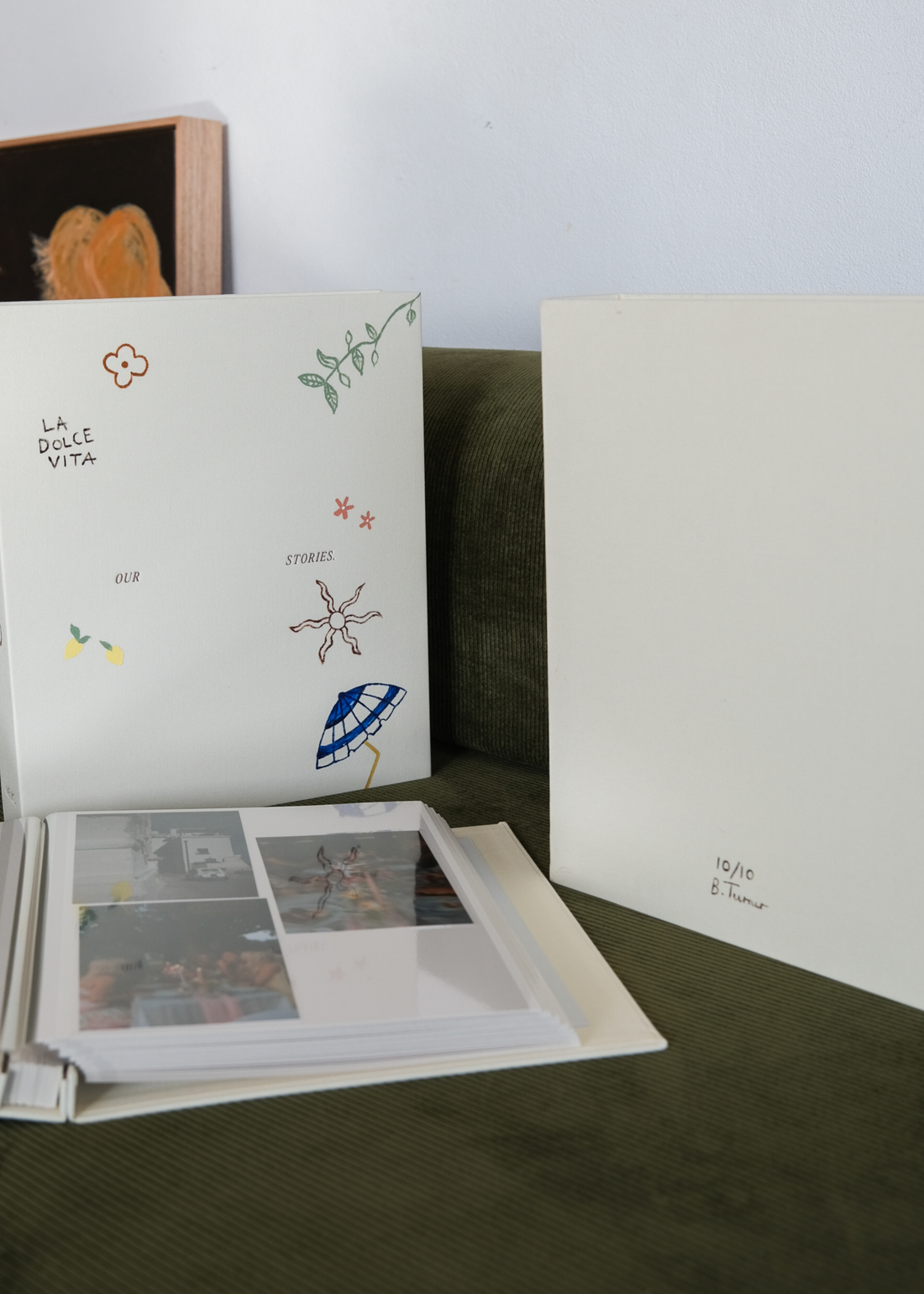 MEMORIES x Britney Turner ~ Hand Painted Photo Album