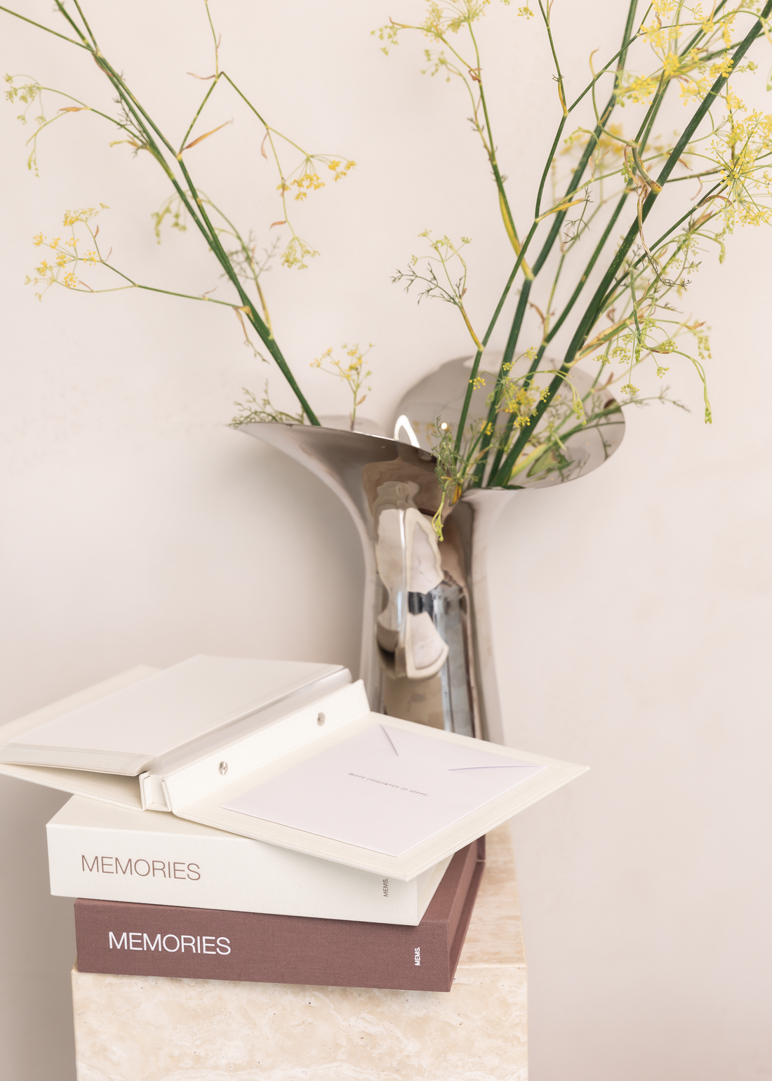 MINI Cream Memories ~    Photo Album & Keepsake Box