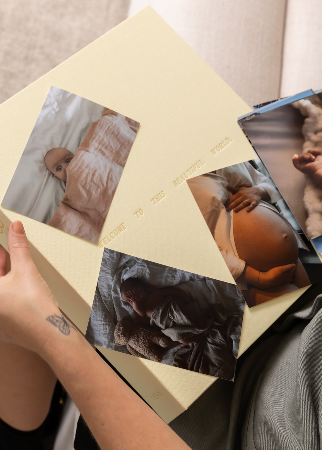 BABY Photo Album & Keepsake Box