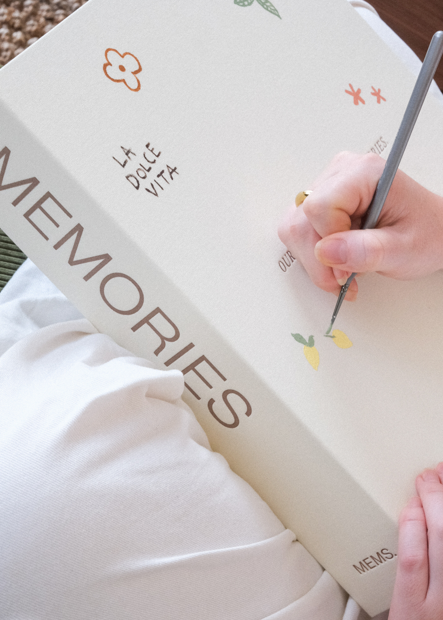 MEMORIES x Britney Turner ~ Hand Painted Photo Album