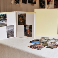 BABY photo album and butter yellow linen keepsake box by MEMS Keepsake, view 8