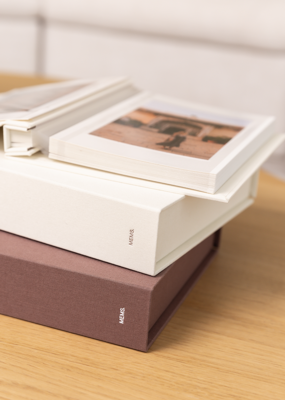 MINI Cream Memories ~    Photo Album & Keepsake Box
