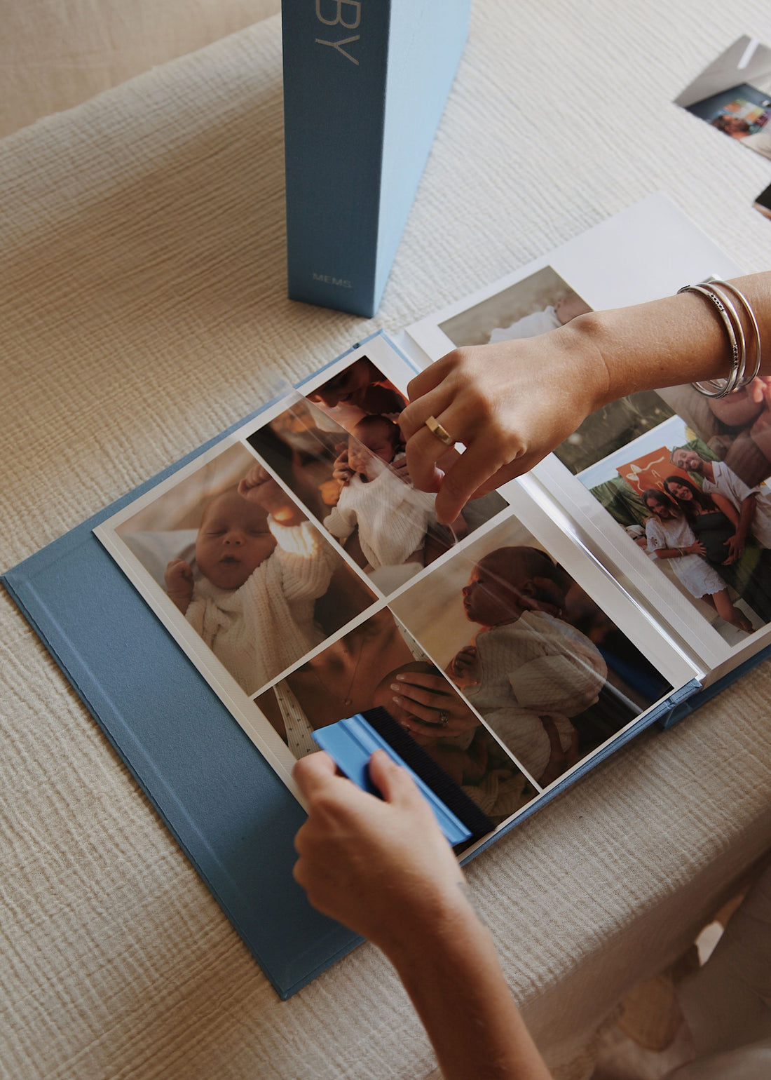 BABY Blue Photo Album